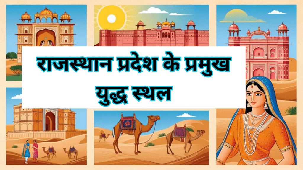राजस्थान के प्रमुख युद्ध एवं स्थल